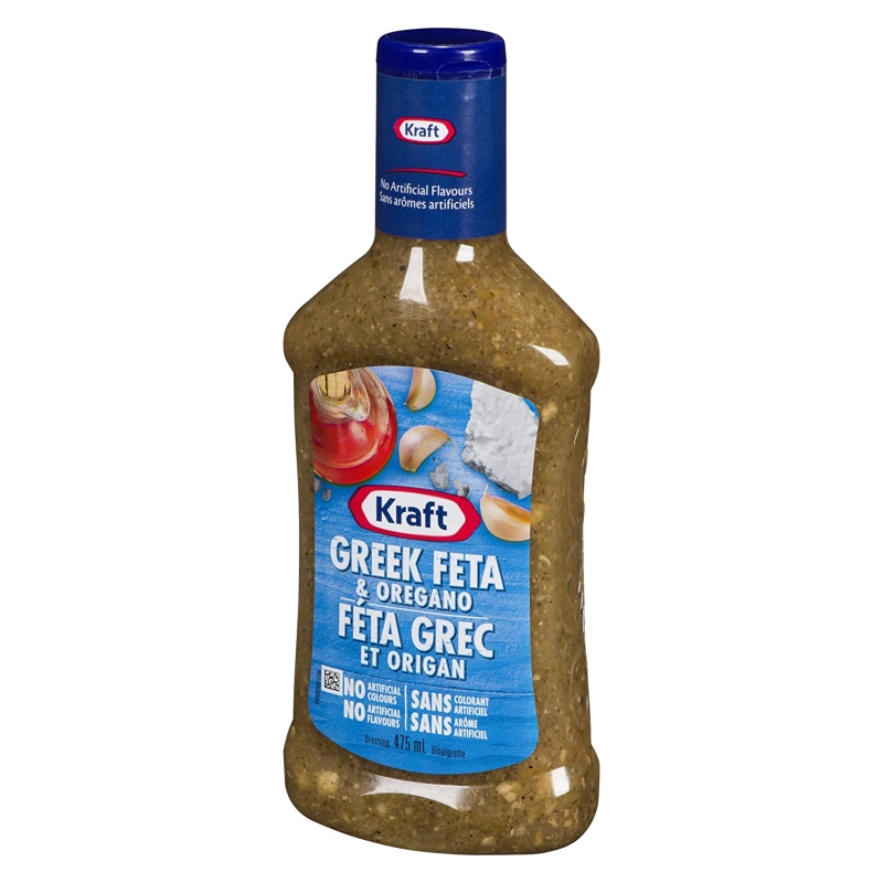 Kraft Greek Feta And Oregano 475 Ml 9047